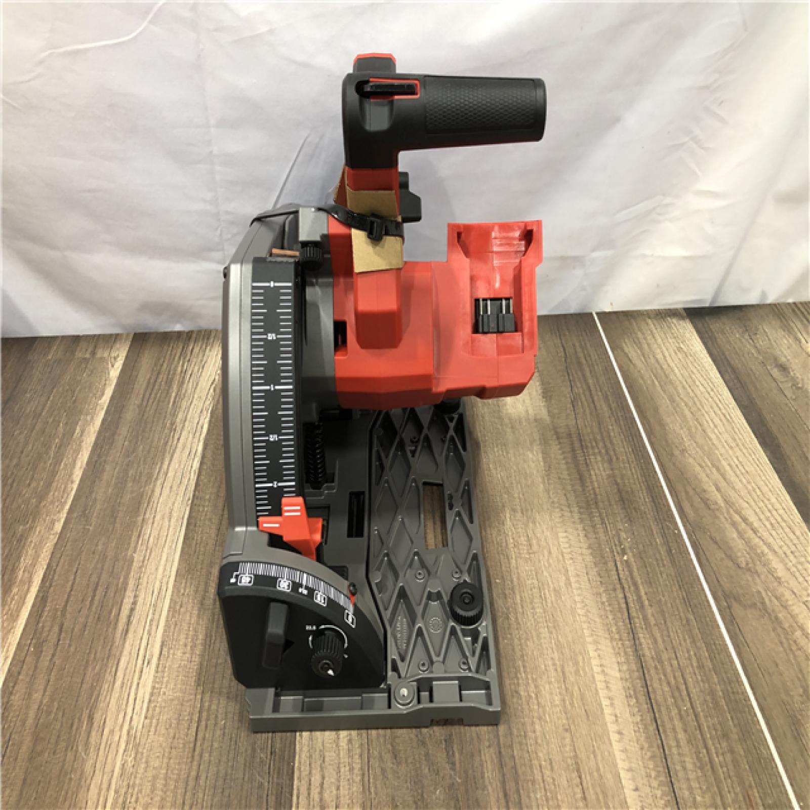 AS-IS Milwaukee FUEL 18V Lithium-Ion Cordless Brushless 6-1/2 in. Plunge Cut Track Saw (Tool-Only)