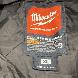 AS-IS Milwaukee Men's X-Large 12-Volt Lithium-Ion Cordless Axis Black Heated Vest Kit