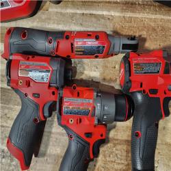 Houston Location Milwaukee Drills QTY/3 and Electric Ratchet and Batteries QTY/2 with Charger