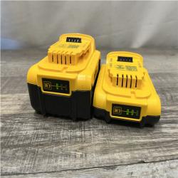 AS-IS DEWALT 20V MAX Lithium-Ion Battery Kit with 5.0Ah and 2.0Ah Battery and Charger