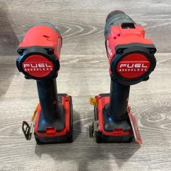AS-IS Milwaukee FUEL 18V Lithium-Ion Brushless Cordless Hammer Drill and Impact Driver Combo Kit