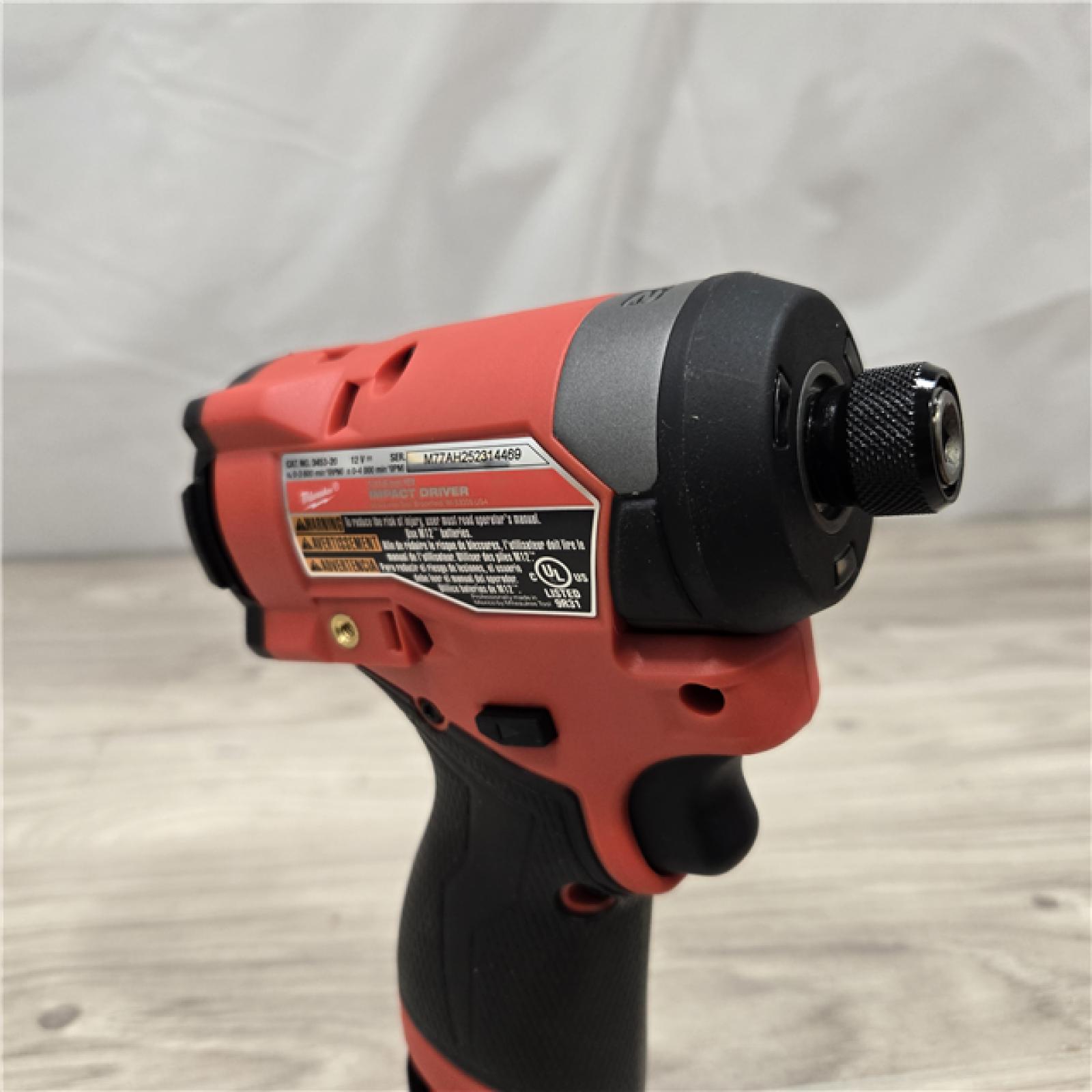 AS-IS Milwaukee 3497-22 12V Hammer Drill and Impact Driver Combo Kit