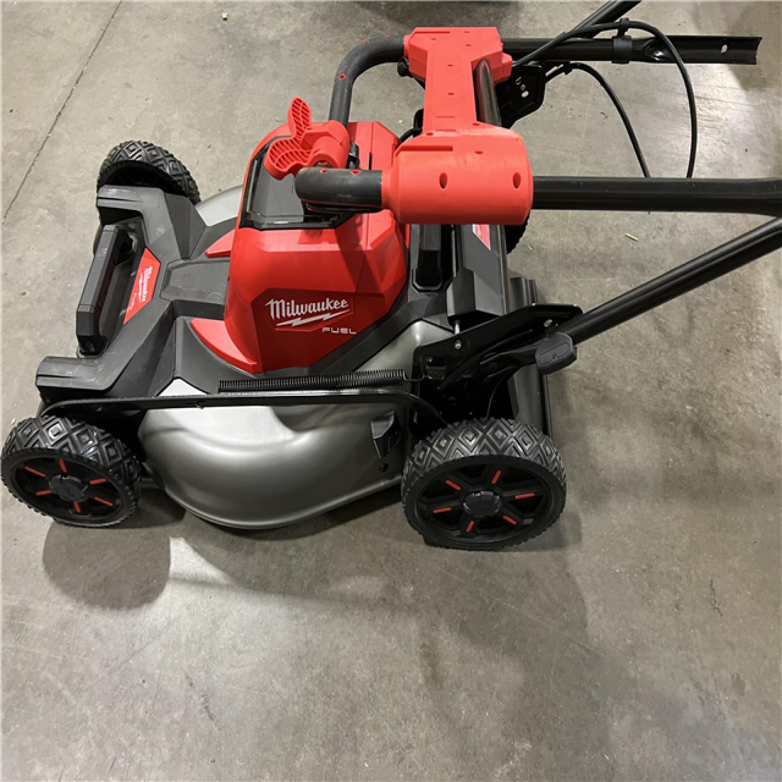 Dallas Location - As-Is Milwaukee M18 FUEL  21 in. Dual Battery Mower w/(2) 12.0Ah Battery and Rapid Charger