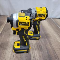 AS-IS  DEWALT 20V MAX XR Cordless Drill/Driver, ATOMIC Impact Driver 2 Tool Combo Kit