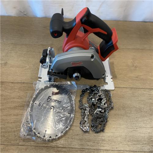 AS-IS Milwaukee 18V Lithium-Ion Cordless 6-1/2 in. Circular Saw (Tool-Only)
