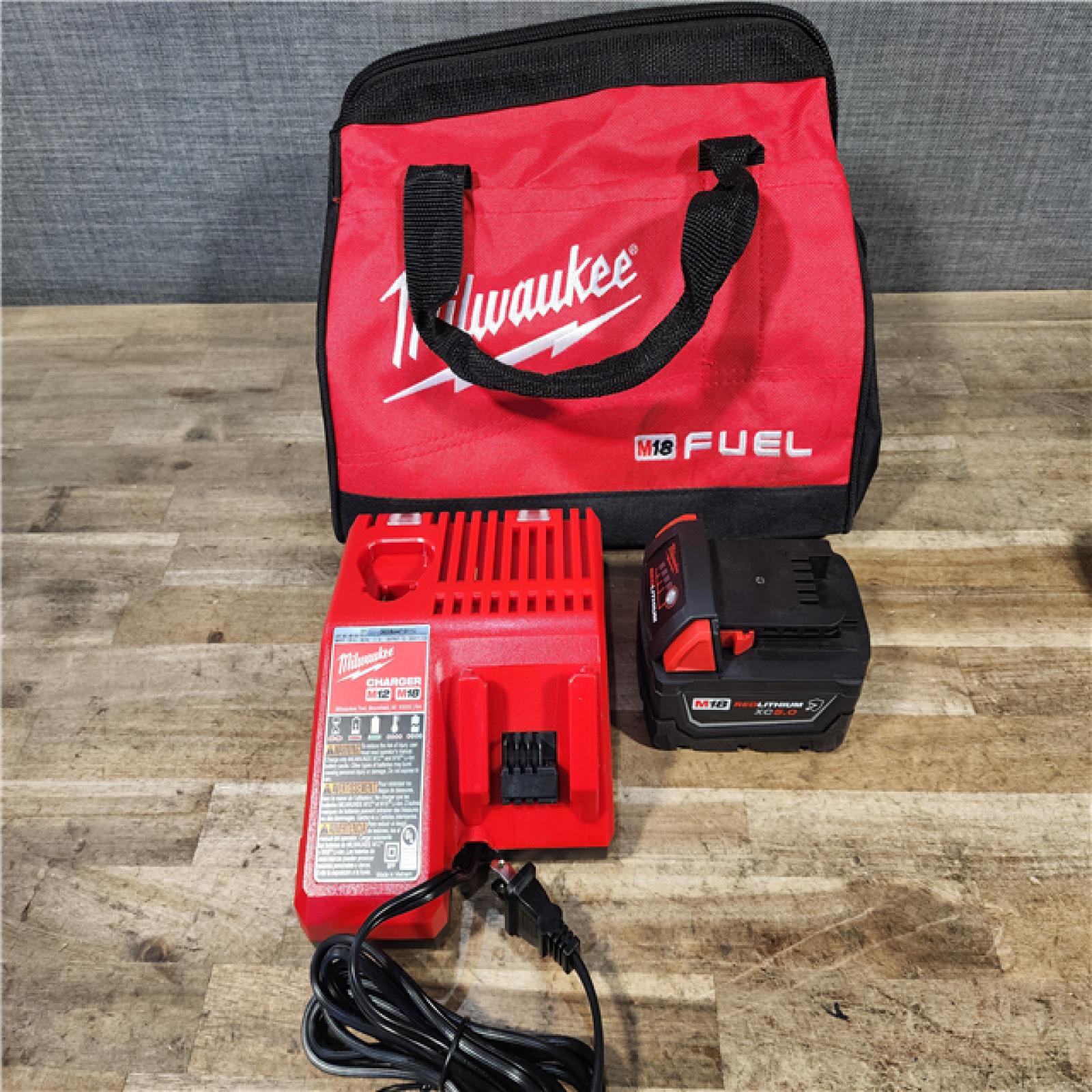 HOUSTON LOCATION - AS-IS Milwaukee FUEL 18V Lithium-Ion Brushless Cordless 1/2 in. Impact Wrench w/Friction Ring Kit