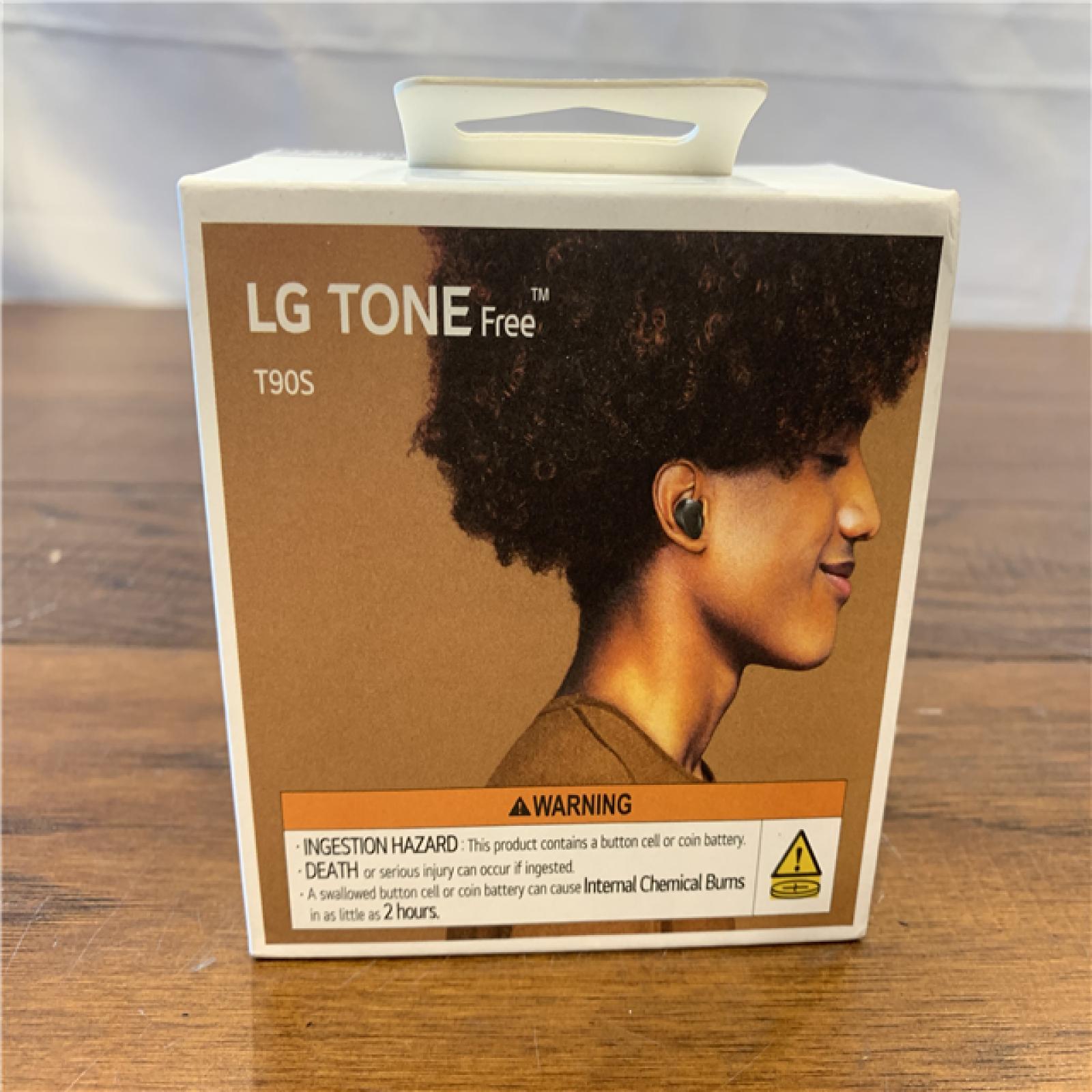NEW! LG TONE Free T90S Dolby Atmos True Wireless Bluetooth Earbuds with UVnano+ and Plug & Wireless, Black