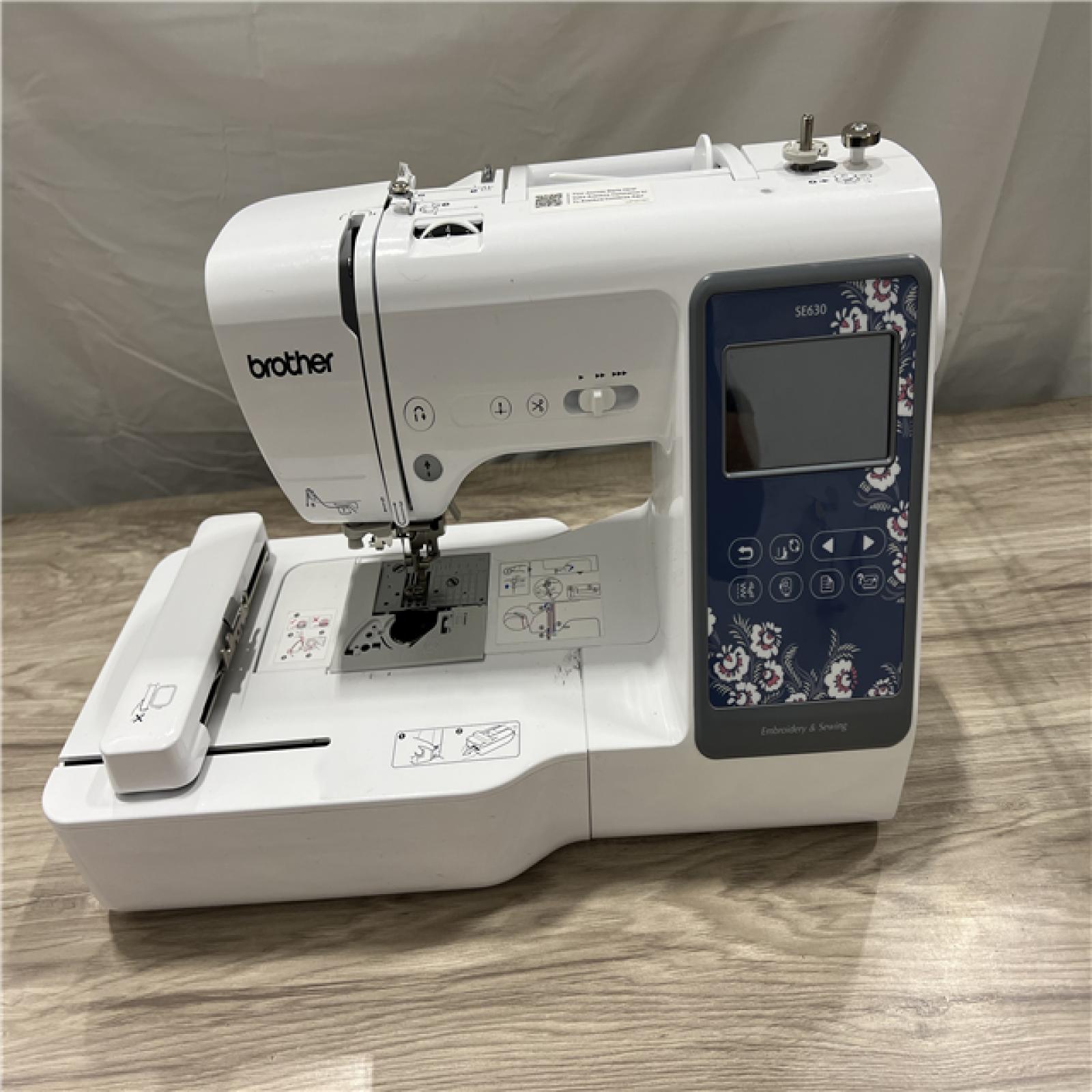 AS-IS Brother SE630 Sewing and Embroidery Machine