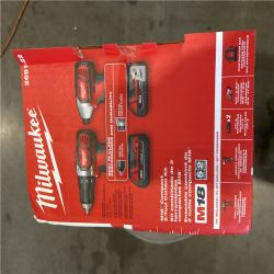NEW! - Milwaukee M18 18V Lithium-Ion Cordless Drill Driver/Impact Driver Combo Kit (2-Tool) W/ Two 1.5Ah Batteries  Charger Tool Bag