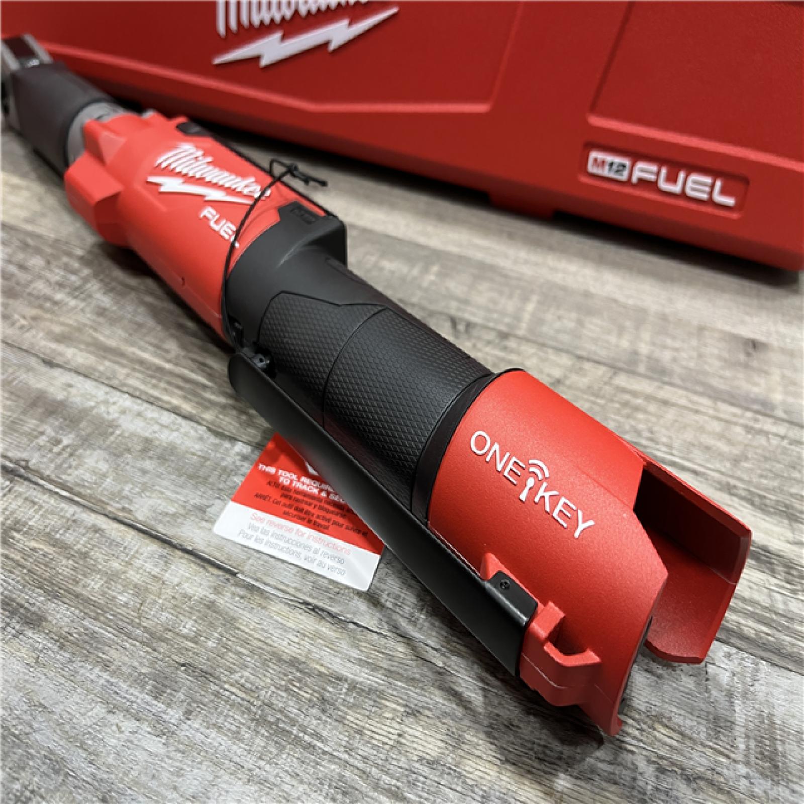 LIKE NEW - Milwaukee FUEL One-Key 12-Volt Lithium-Ion Brushless Cordless 1/2 in. Digital Torque Wrench (Tool-Only)