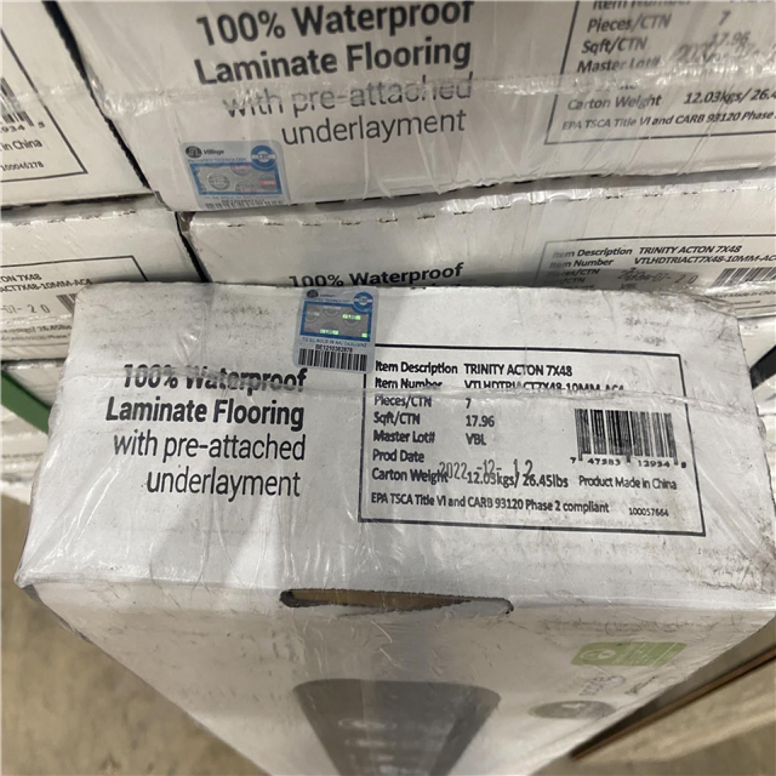 Houston Location AS IS - Home Improvement Flooring Pallet