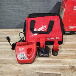 HOUSTON LOCATION - AS-IS Milwaukee  FUEL 12-Volt Lithium-Ion Brushless Cordless Hammer Drill and Impact Driver Combo Kit