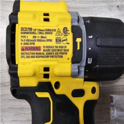 AS-IS DEWALT ATOMIC 20-Volt MAX Brushless Cordless 1/2 in. Hammer Drill (Tool-Only)