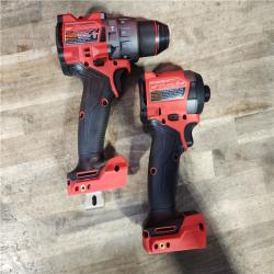 HOUSTON LOCATION - AS-IS (APPEARS LIKE NEW) MILWAUKEE FUEL 18V Lithium-Ion Brushless Cordless Hammer Drill and Impact Driver Combo Kit