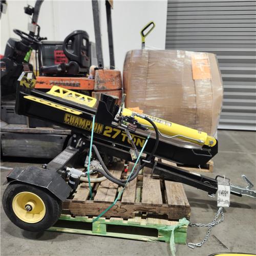 Dallas Location - As-Is Champion Power Equipment 27-Ton Gas-Powered Log Splitter