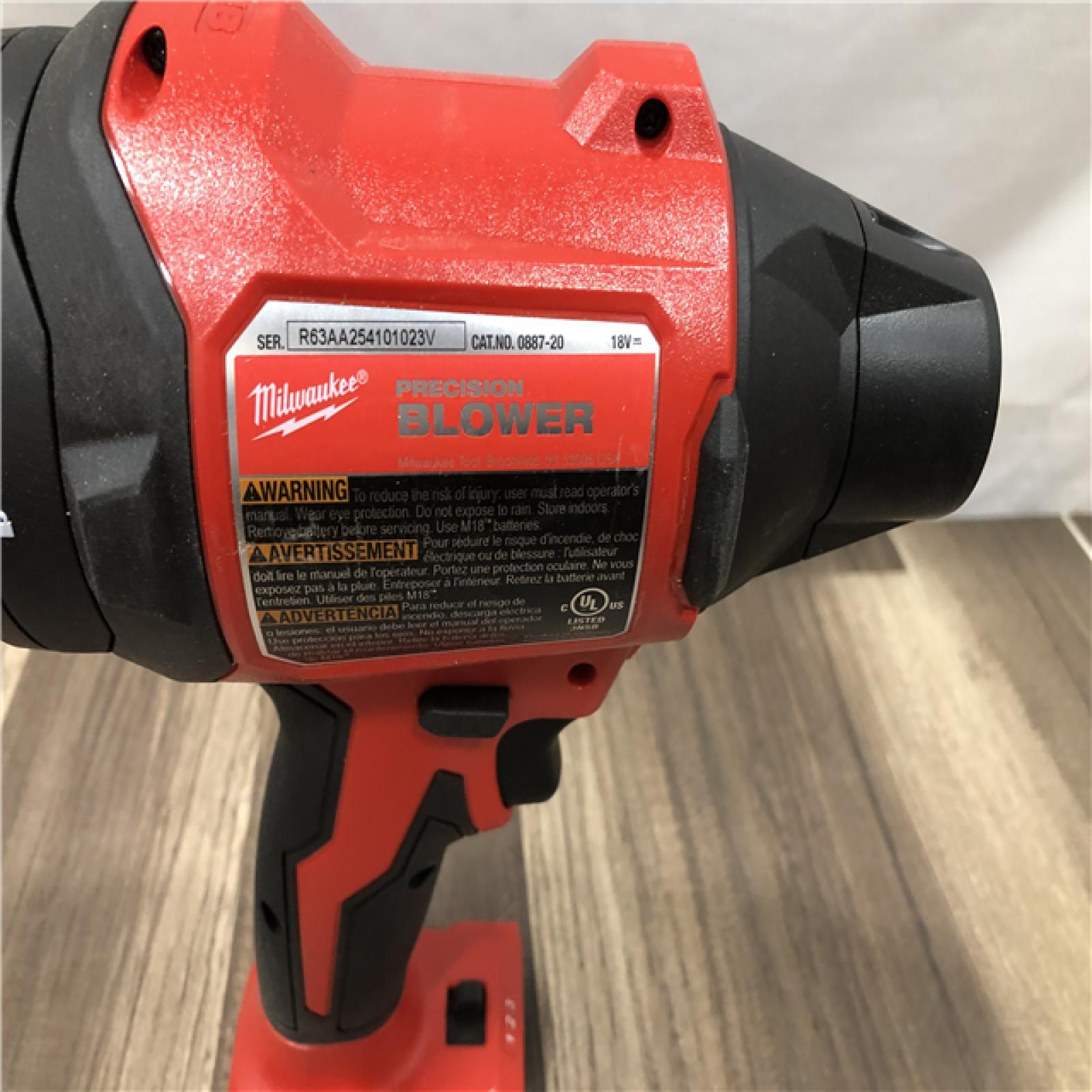 AS-IS Milwaukee 18V Lithium-Ion 570 MPH Brushless Cordless Precision Blower (Tool-Only)