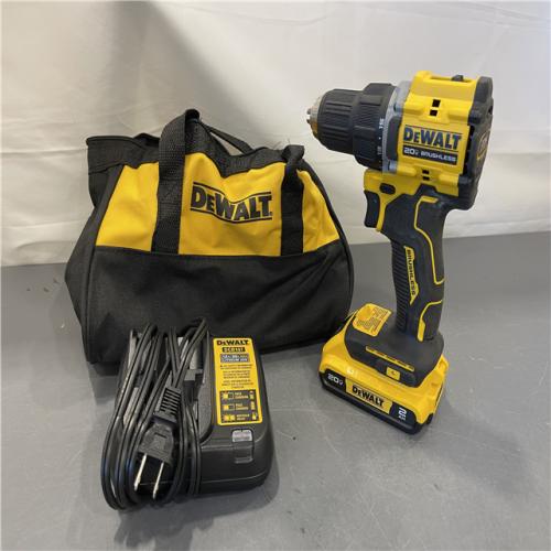 AS-IS - DEWALT ATOMIC COMPACT SERIES 20V MAX* Brushless Cordless 1/2 Drill/Driver Kit