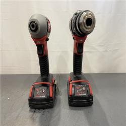 AS-IS - Milwaukee 18V Cordless Brushed 2-Tool Drill/Driver and Impact Driver Kit