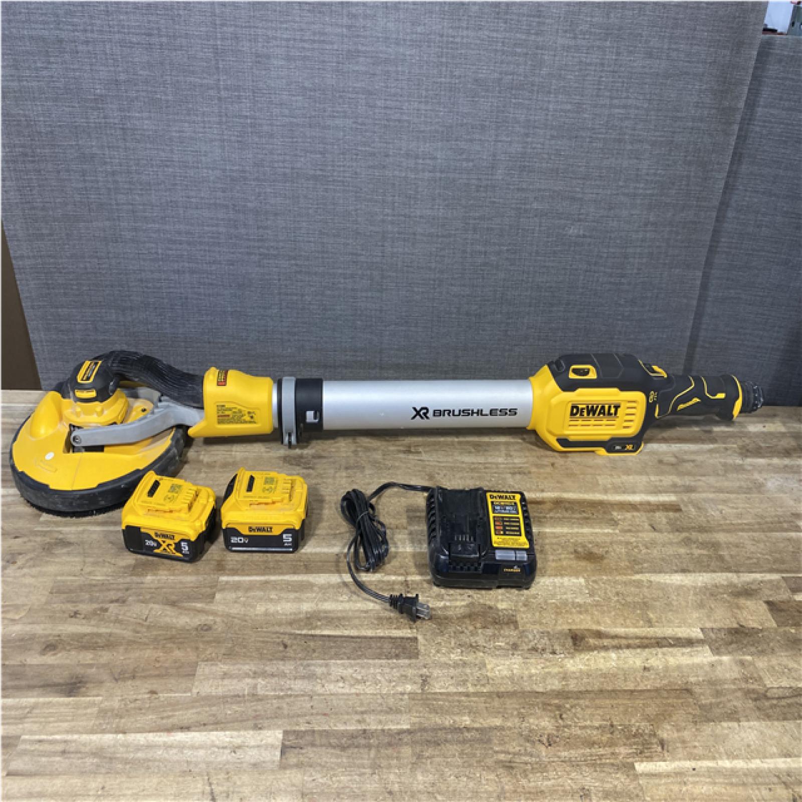 Houston Location AS-IS 20V MAX Cordless 9 in. Drywall Sander with (2) 20V 5.0Ah Batteries and Charger