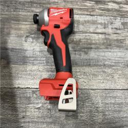 AS-IS Milwaukee 18-Volt Lithium-Ion Compact Brushless Cordless 1/4 in. Impact Driver Kit