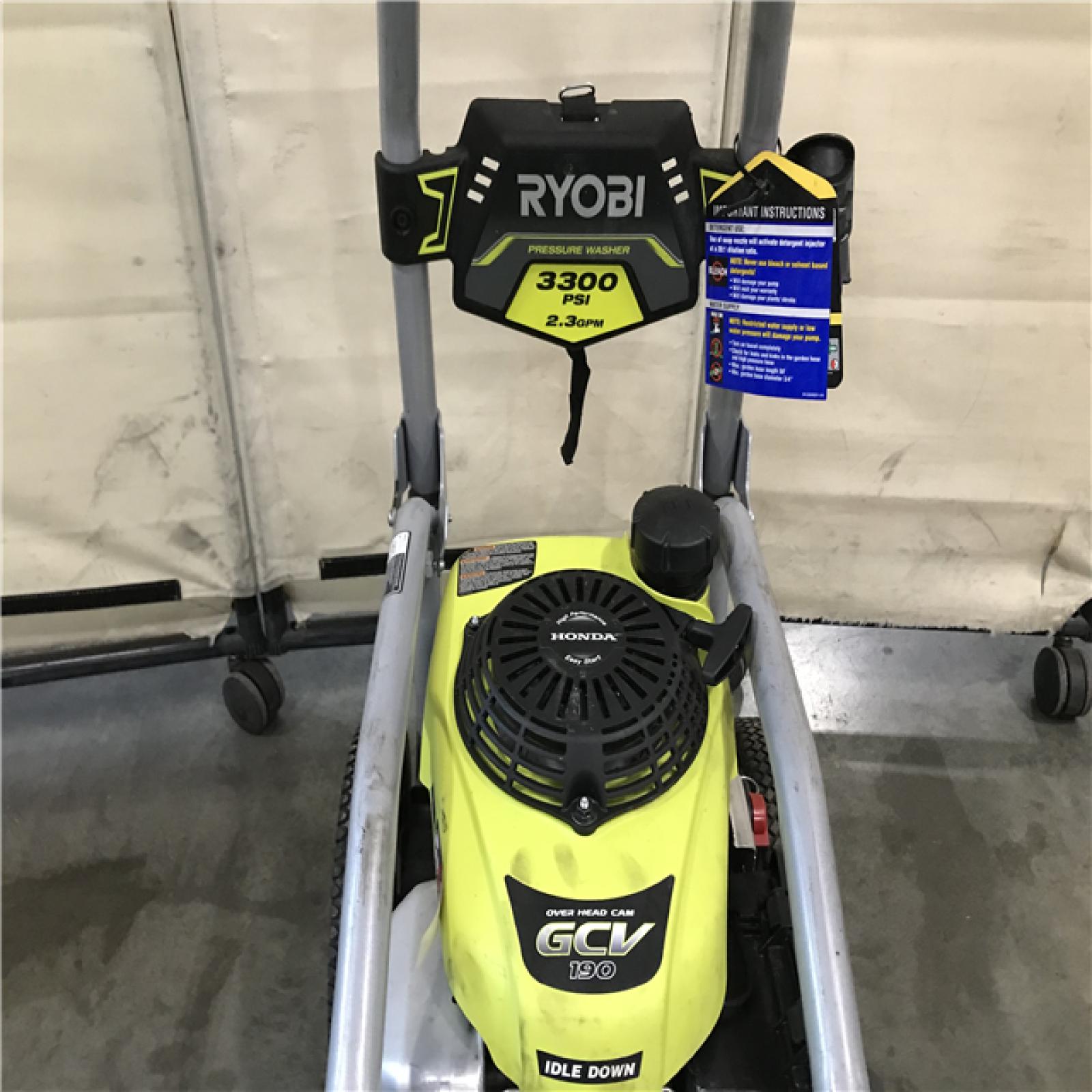 California ASIS RYOBI 3300 PSI 2.3 GPM Cold Water Gas Pressure Washer