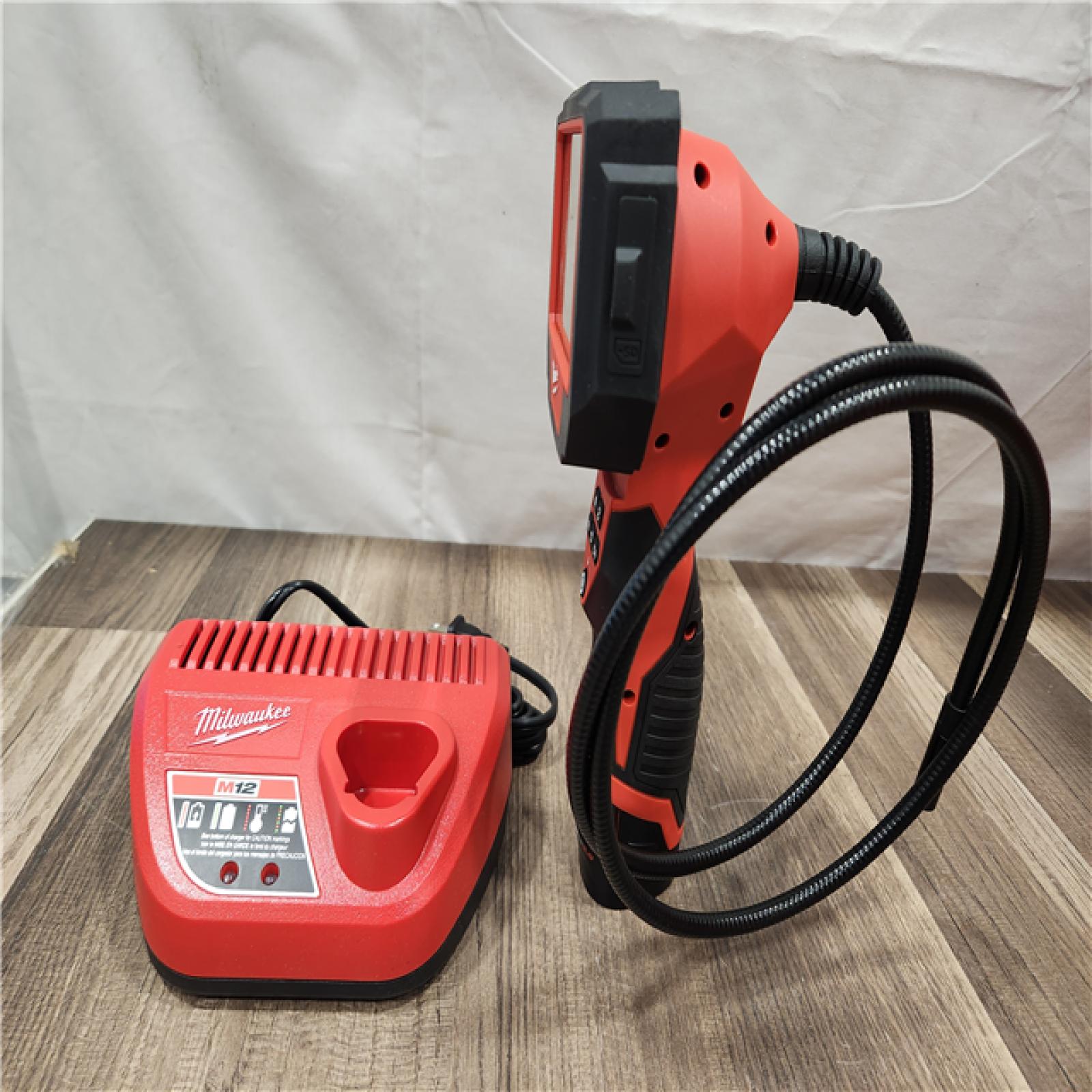 AS-IS- MILWAUKEE M12 12V Lithium-Ion Cordless M-SPECTOR 360-Degree 4 Ft. Inspection Camera Kit
