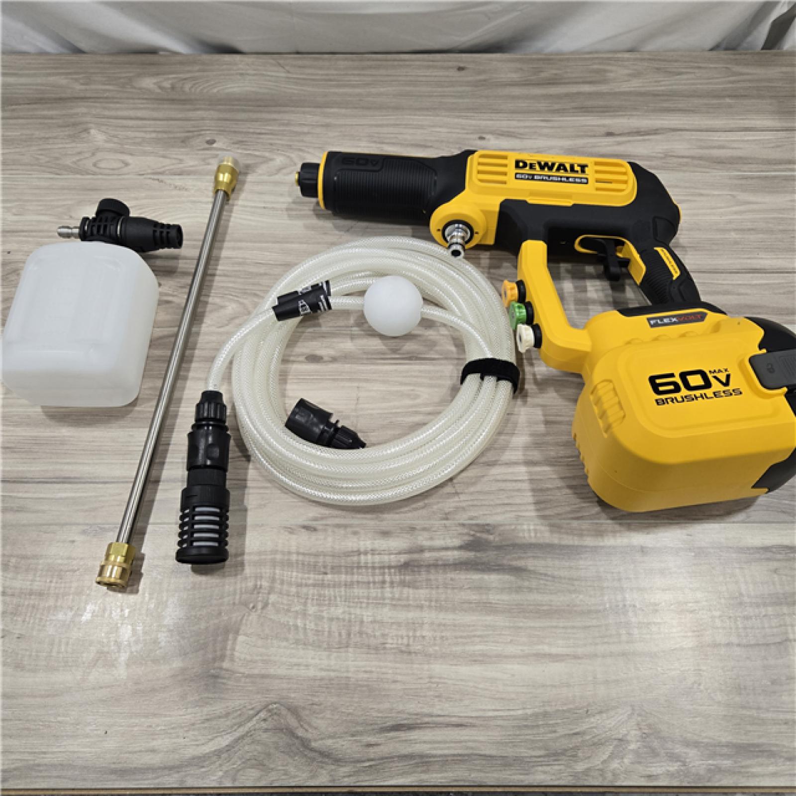 AS-IS DEWALT FLEXVOLT 60V MAX 1000 PSI Cold Water Cordless Power Cleaner (Tool Only)