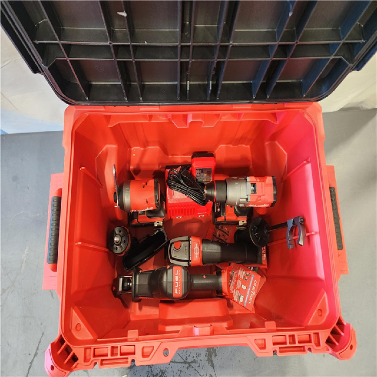 AS-IS- Milwaukee FUEL18-Volt Lithium-Ion Cordless (4-Tool) Combo Kit