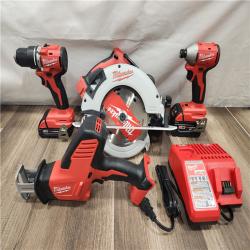 AS-IS- Milwaukee M18 4-Tool Combo Kit