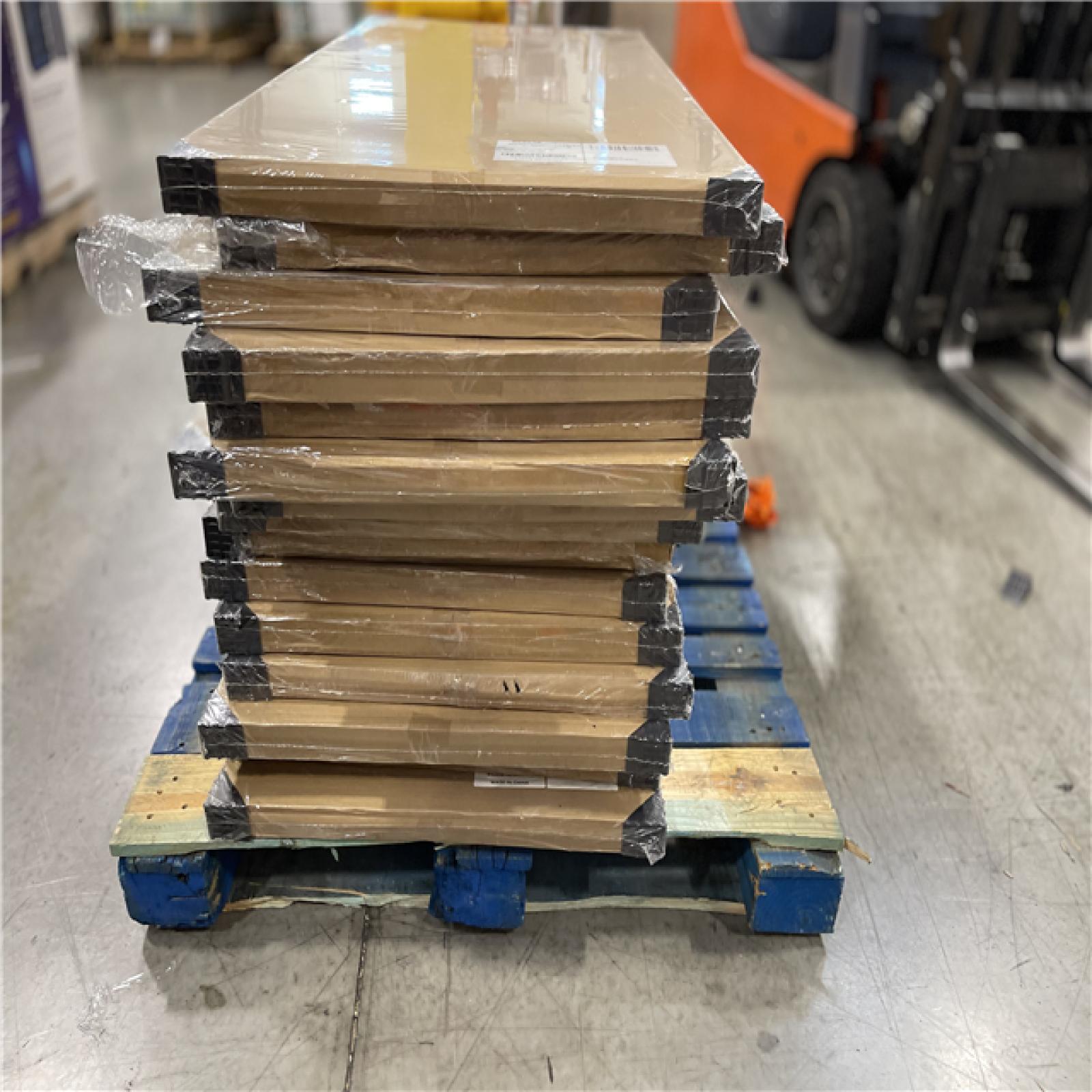 DALLAS LOCATION -  sunwings Natural Oak 2/5 in. x 1.96 ft. x 3.93 ft. Wood Slat Acoustic Panels 3D Decorative Wall Paneling (31 sq. ft./Case)PALLET-(15 CASES)