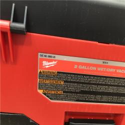AS-IS Milwaukee 18-Volt 2 Gal. Lithium-Ion Cordless Wet/Dry Vacuum (Vacuum-Only)