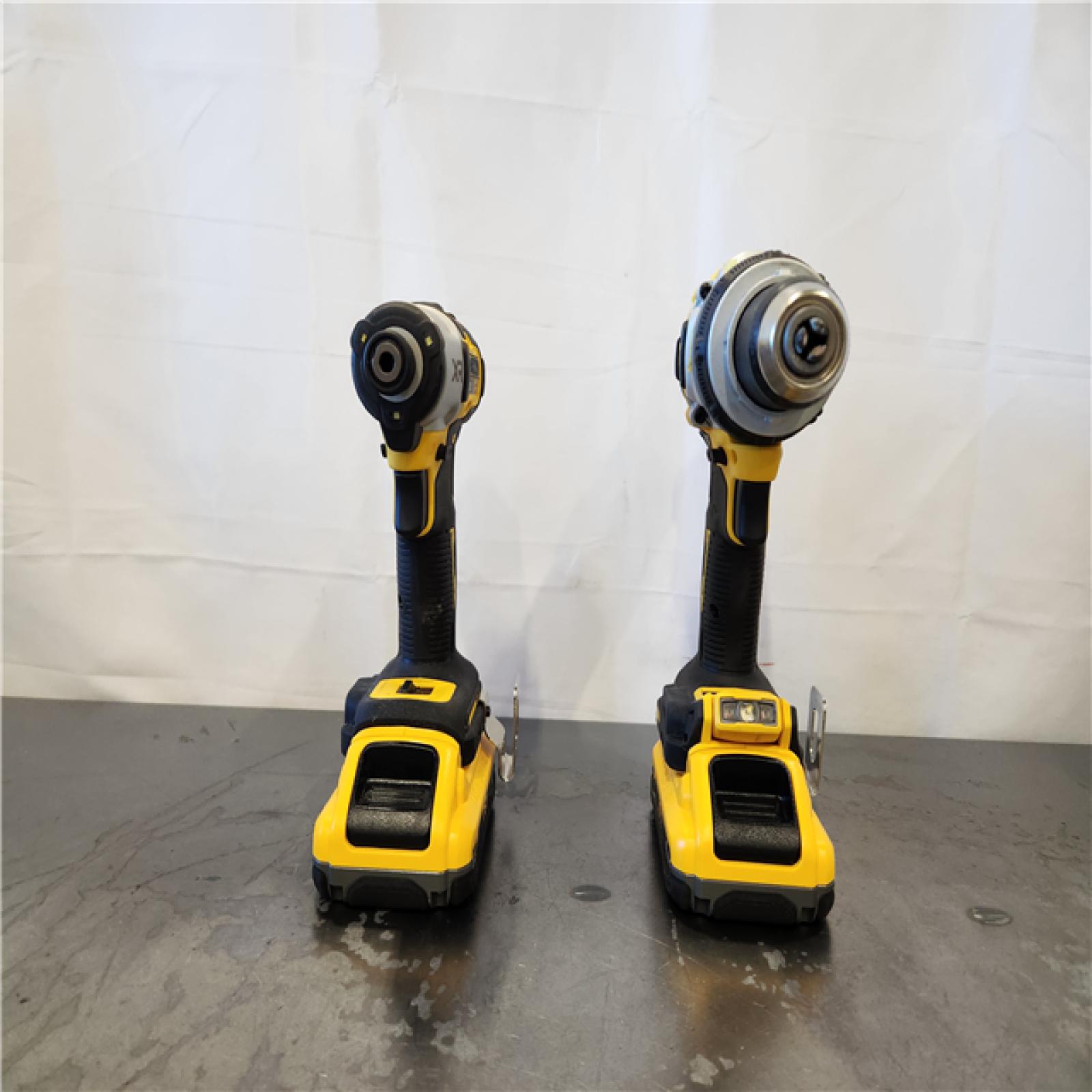 AS-IS- DEWALT 20V MAX XR 2-Tool Combo Kit with POWERPACK