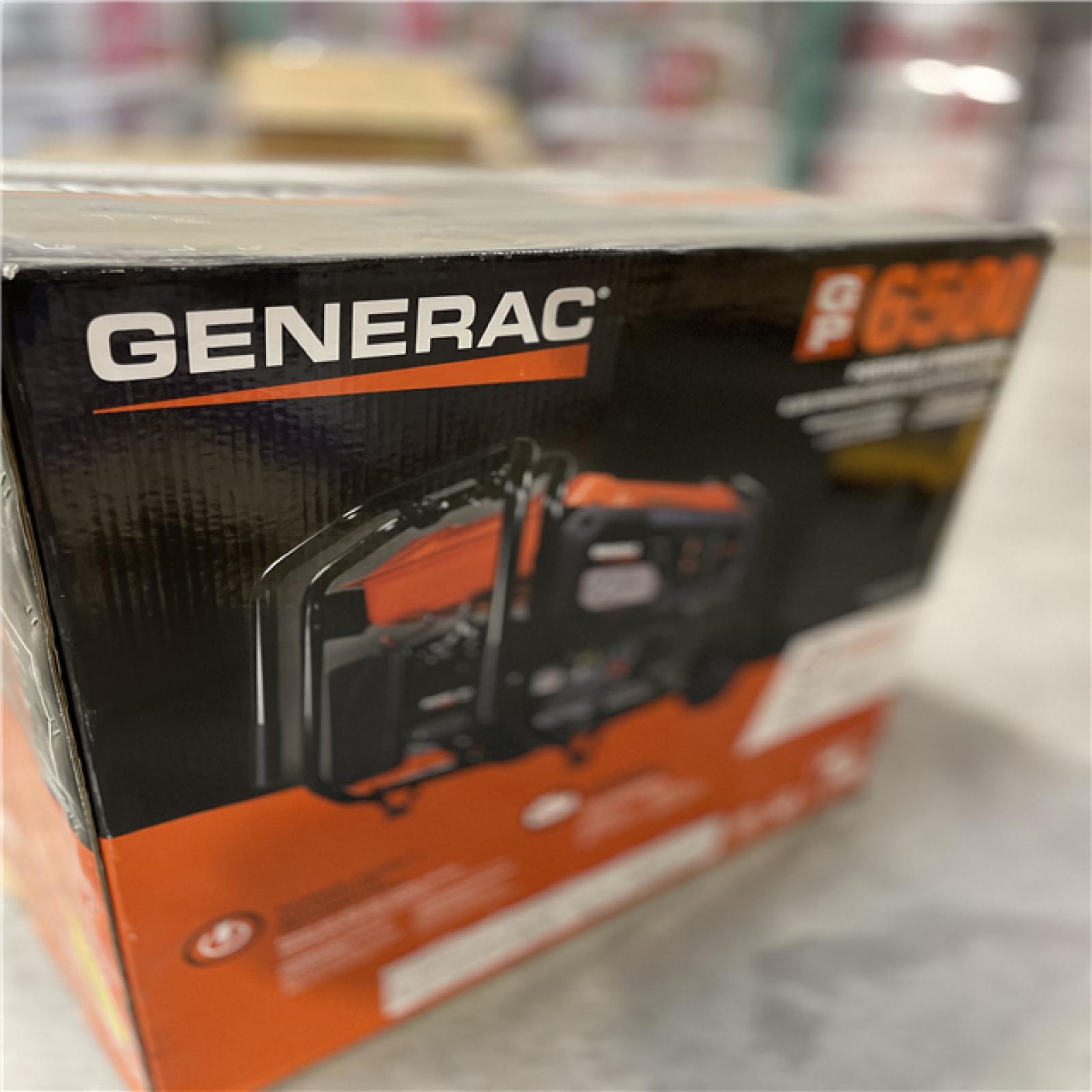 DALLAS LOCATION -AS-IS Generac 8125 / 6500-Watt Gasoline Powered Portable Generator