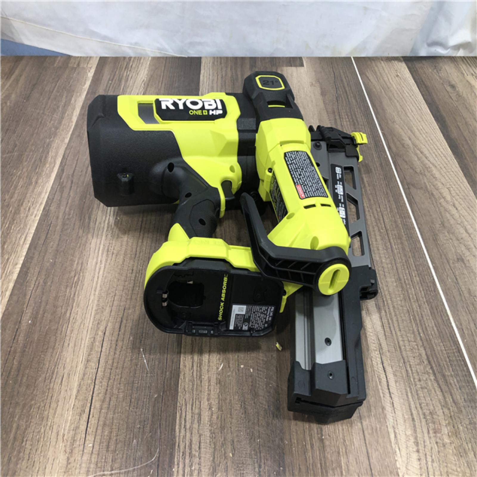 AS-IS RYOBI ONE+ HP 18V Brushless Cordless AirStrike 21° Framing Nailer (Tool Only)