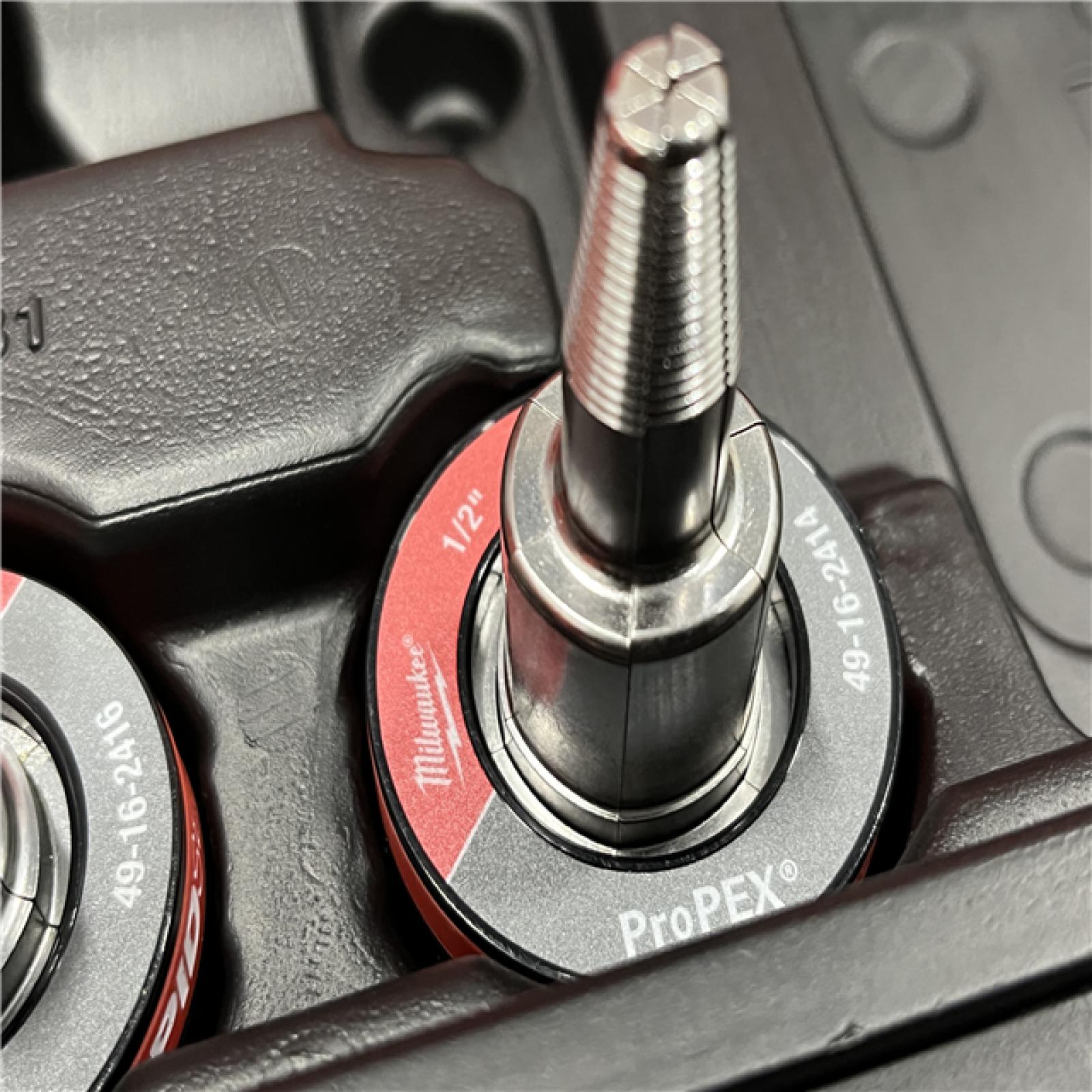 AS-IS Milwaukee FUEL ProPEX Expander Tool with 1/2 in. - 1 in. RAPID SEAL ProPEX Expander Heads