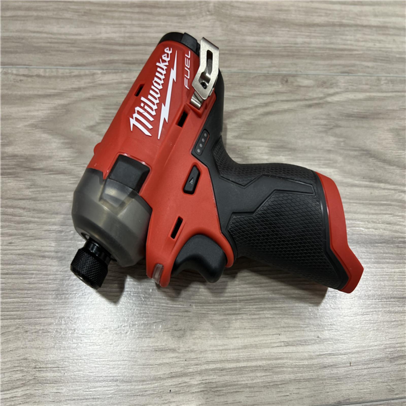 AS-IS Milwaukee FUEL SURGE 12V Lithium-Ion Brushless Cordless 1/4 in. Hex Impact Driver Compact Kit