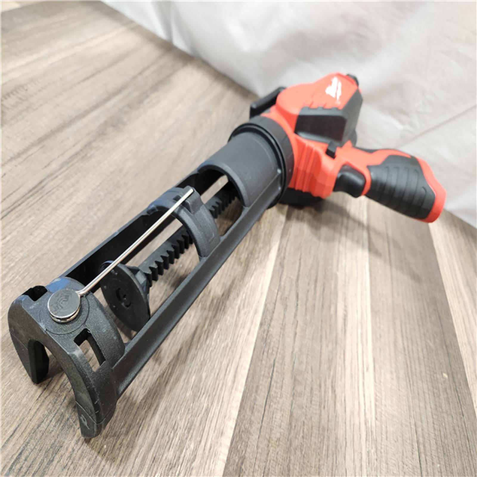 AS-IS- Milwaukee M12 12V Cordless 10oz Caulk/Adhesive Gun (Tool Only)