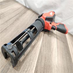 AS-IS- Milwaukee M12 12V Cordless 10oz Caulk/Adhesive Gun (Tool Only)