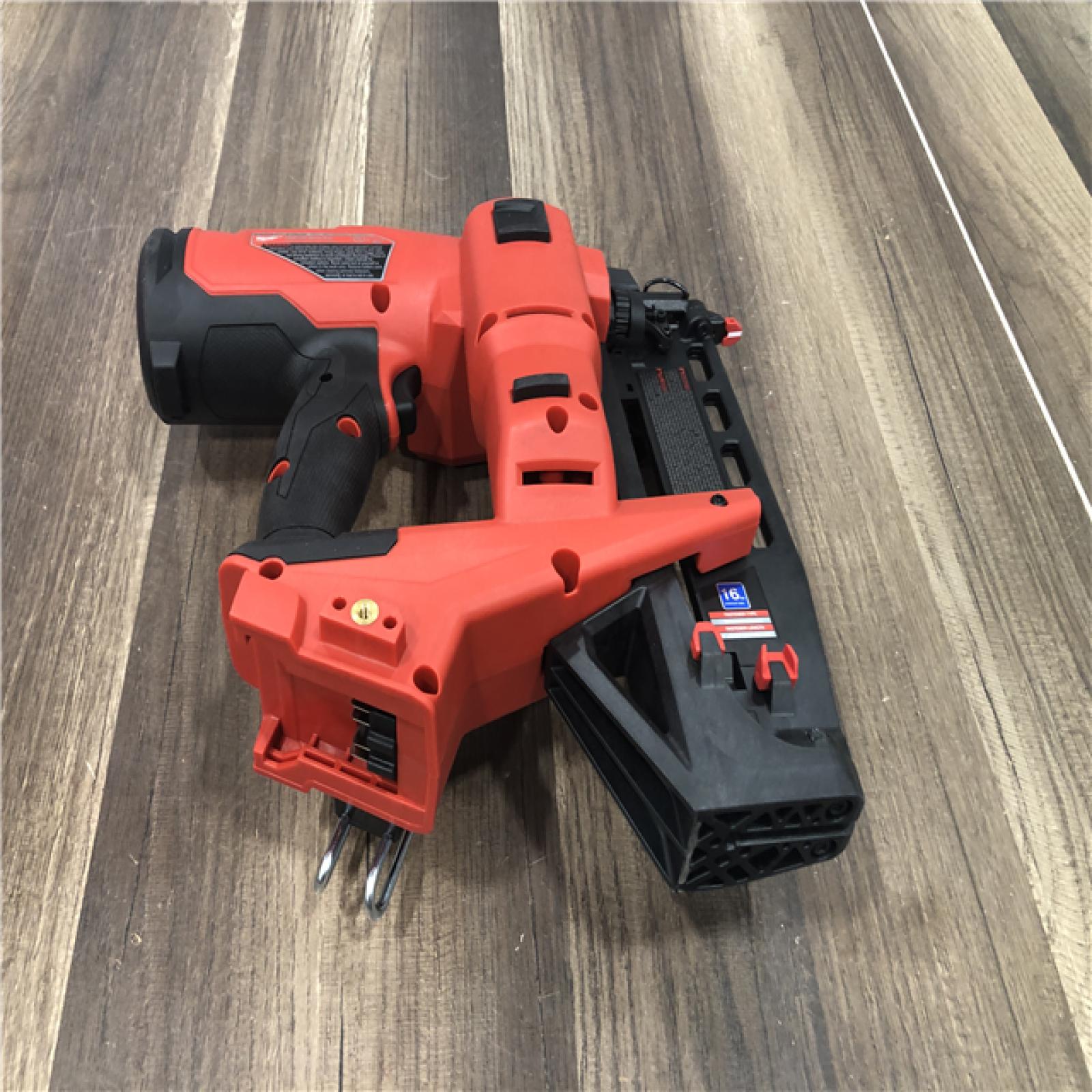 AS-IS Milwaukee FUEL 18-Volt Lithium-Ion Brushless Cordless Gen ll 16-Gauge Straight Finish Nailer (Tool Only)