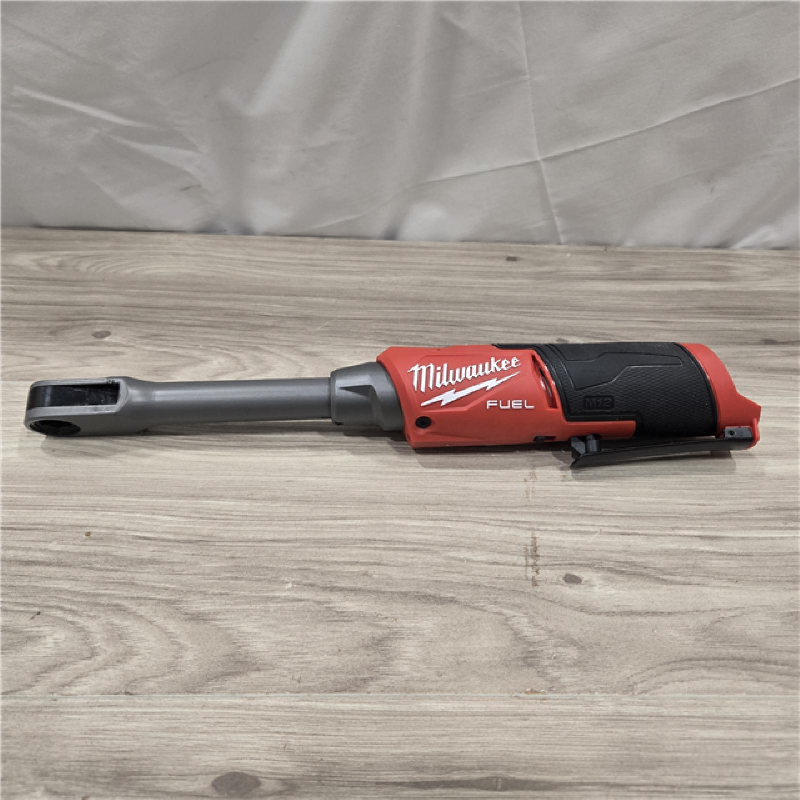 AS-IS Milwaukee M12 FUEL INSIDER Extended Reach Box Ratchet (Tool-Only)
