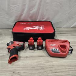 AS-IS Milwaukee M12 FUEL SURGE 12V Cordless 1/4 in. Hex Impact Driver Compact Kit