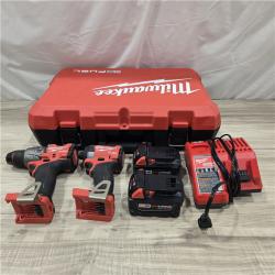 AS-IS MILWAUKEE FUEL 18V Cordless Hammer Drill and Impact Driver Combo Kit