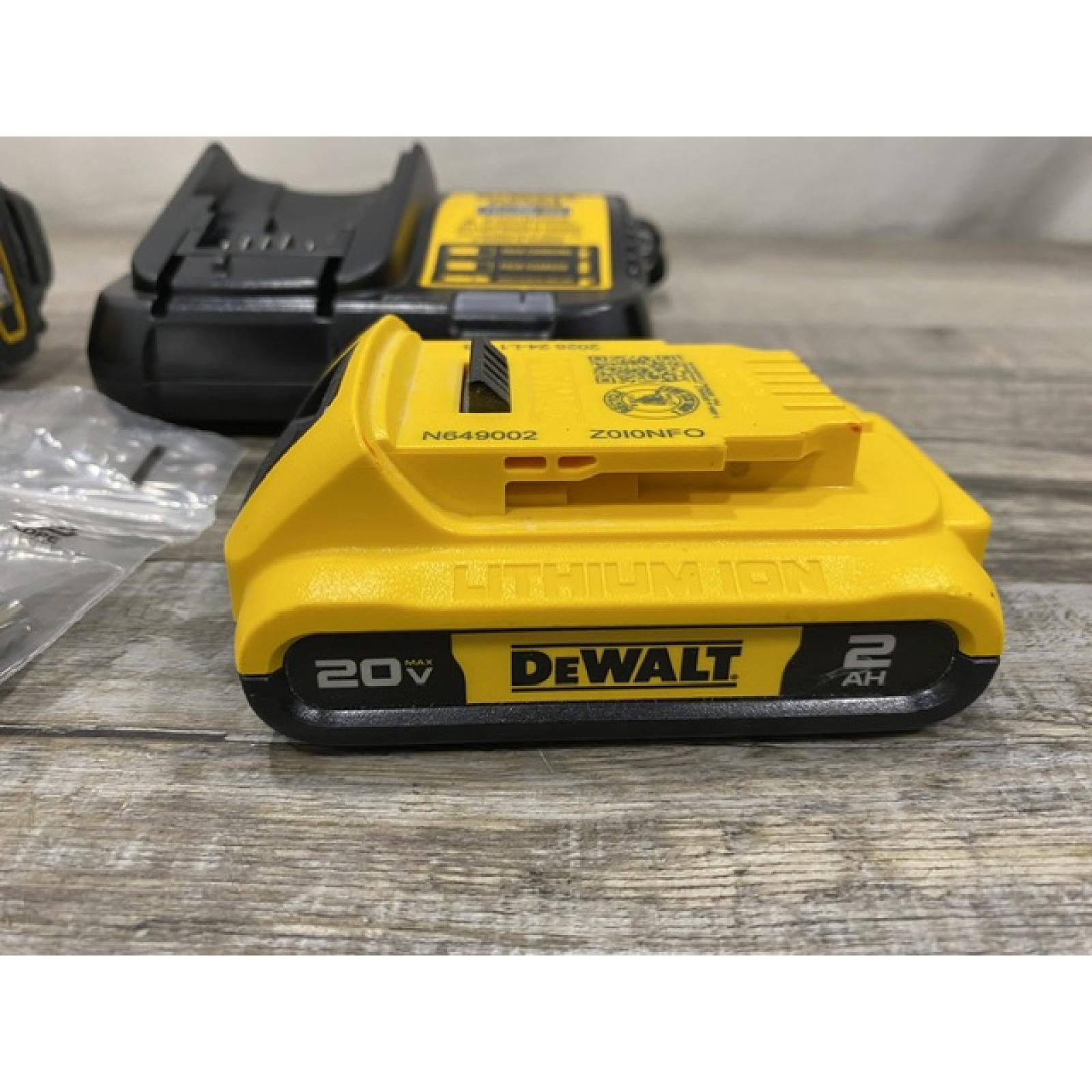 AS-IS DEWALT Atomic 20V Lithium-Ion Cordless Compact 1/2 in. Drill/Driver Kit
