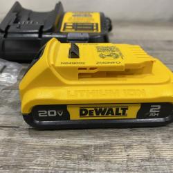 AS-IS DEWALT Atomic 20V Lithium-Ion Cordless Compact 1/2 in. Drill/Driver Kit