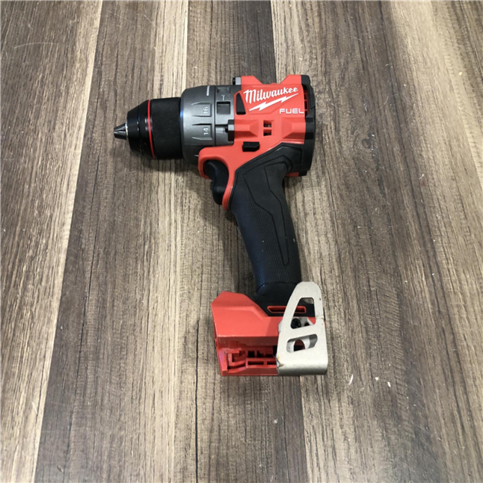 AS-IS Milwaukee  FUEL 18V Lithium-Ion Brushless Cordless 1/2 in. Hammer Drill/Driver (Tool-Only)