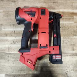 HOUSTON LOCATION - AS - IS Milwaukee FUEL 18-Volt Lithium-Ion Brushless Cordless 18-Gauge 1/4 in. Narrow Crown Stapler (Tool-Only)
