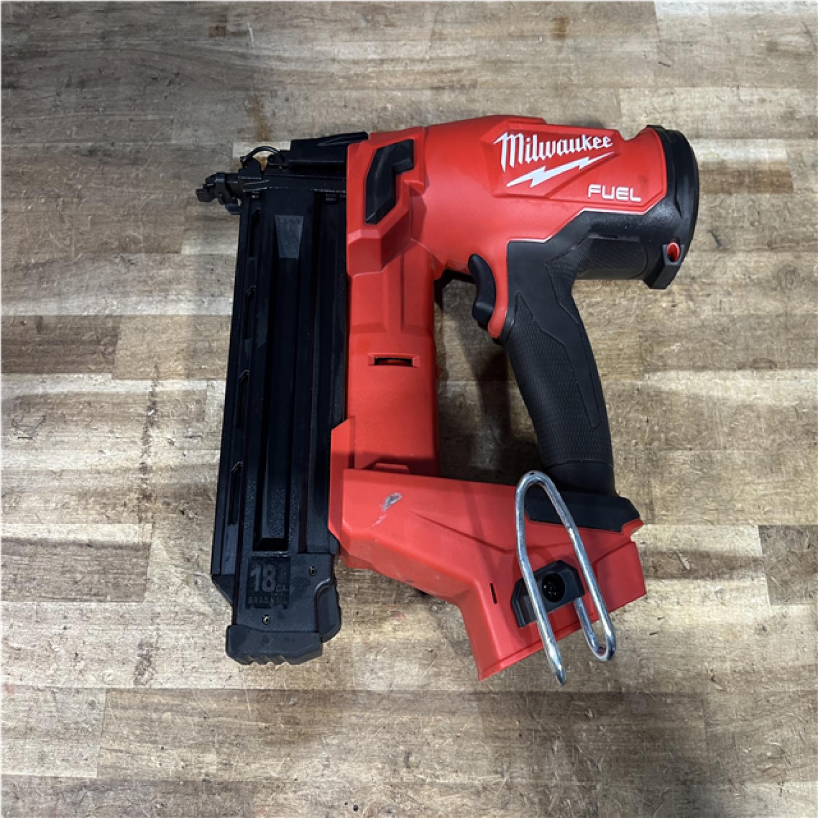 Houston Location AS-IS Milwaukee FUEL 18-Volt Lithium-Ion Brushless Cordless Gen II 18-Gauge Brad Nailer (Tool-Only)