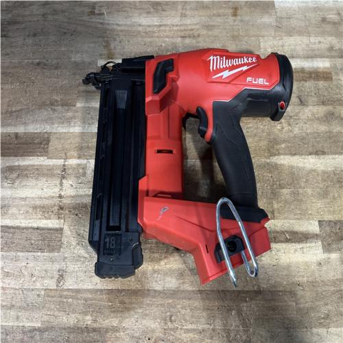 Houston Location AS-IS Milwaukee FUEL 18-Volt Lithium-Ion Brushless Cordless Gen II 18-Gauge Brad Nailer (Tool-Only)