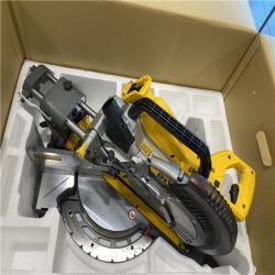 AS-IS DEWALT 60V Lithium-Ion 12 in. Cordless Sliding Miter Saw Kit with 9.0Ah Battery Pack