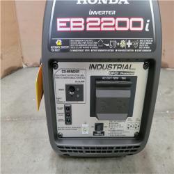 CALIFORNIA AS-IS HONDA 2 200/1 800-WATT RECOIL START GASOLINE POWERED INVERTER INDUSTRIAL GENERATOR WITH CO SHUTDOWN AND GFCI PROTECTION